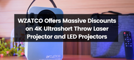 WZATCO Offers Massive Discounts on 4K Ultrashort Throw Laser Projector and LED Projectors During Prime Day 2023 Sale!